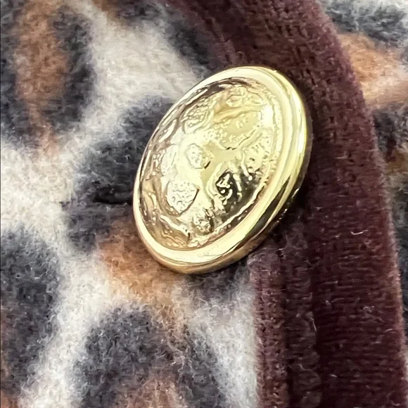 Gantos 1980’s Vintage Leopard Print Women's Coat Size M - Picture 3 of 14